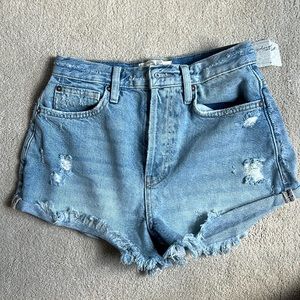 Free people lasso denim shorts